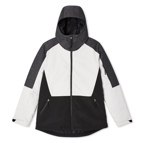 Athletic Works Grey Black Winter Ski Jacket Size 4X - Picture 2 of 16